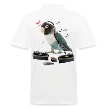 Lovebirds - Männer Poloshirt - Weiß - Hinten - Kai (181cm)