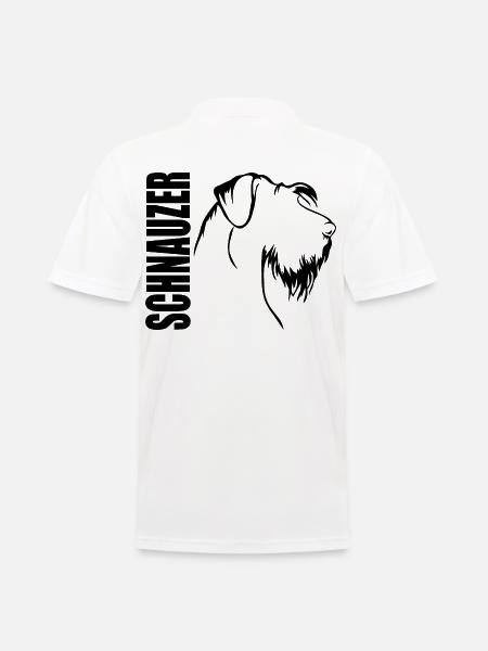 SCHNAUZER Profile Dogs Dog Wilsigns - Men's Polo Shirt - white