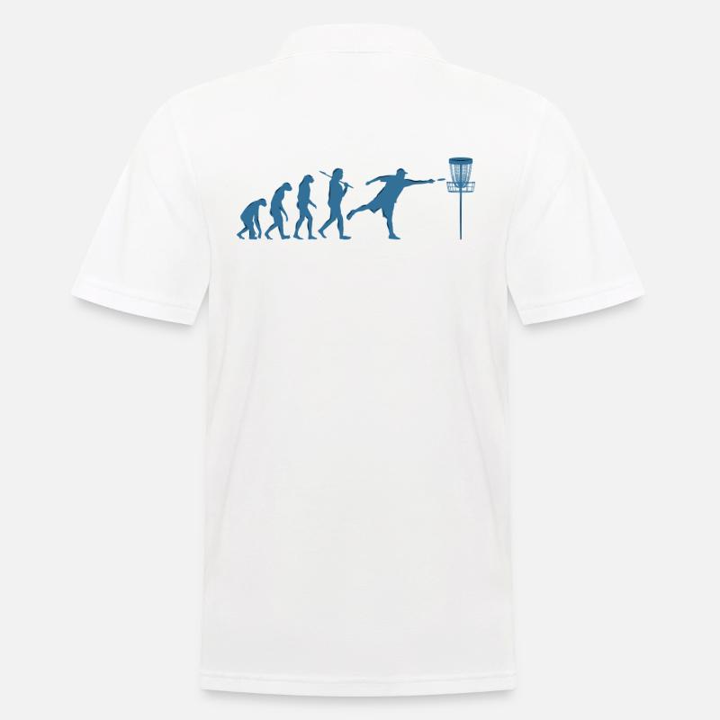 Disc Golf Evolution - Polo Homme - blanc