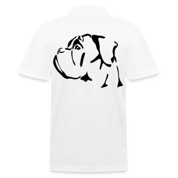 Deutscher Boxer Hunde Hund Wilsigns - Männer Poloshirt - Weiß - Hinten - Kai (181cm)