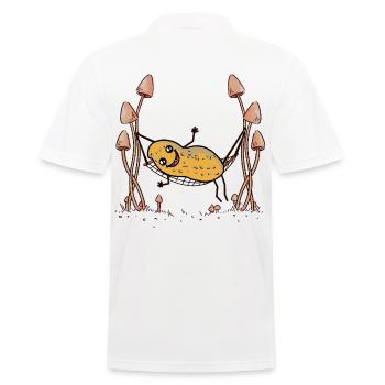 Cacahuètes Cacahuètes Hamac Chill Écrou suspendu - Polo Homme - blanc - Dos - Kai (181cm)