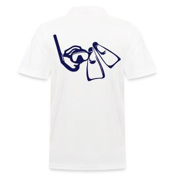 Plongée - Polo Homme - blanc - Dos - Kai (181cm)