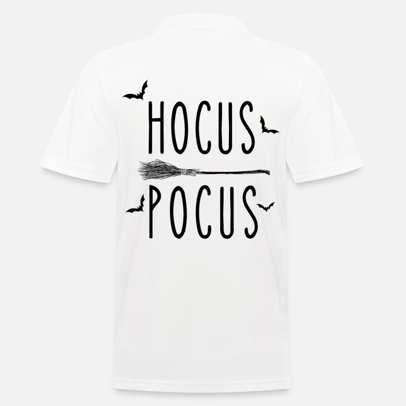 HOCUS POCUS - Polo Homme - blanc
