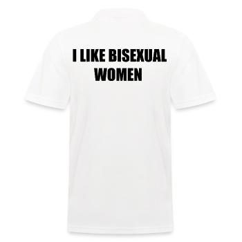 J’aime chemise femme bisexuelle - Polo Homme - blanc - Dos - Kai (181cm)