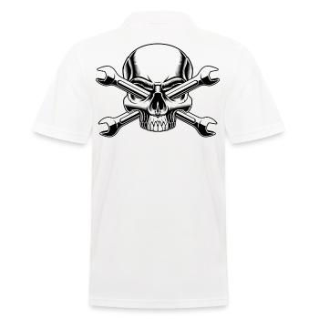 réglage mécanique du crâne - Polo Homme - blanc - Dos - Kai (181cm)