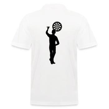 Fléchettes pour gauchers - Polo Homme - blanc - Dos - Kai (181cm)