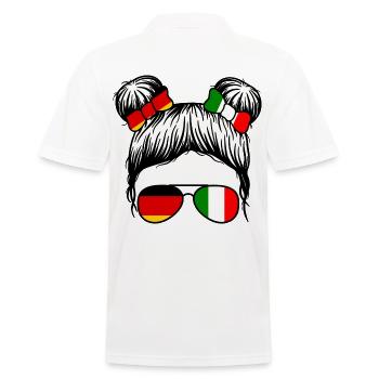 Italie Italien Allemagne Italie - Polo Homme - blanc - Dos - Kai (181cm)
