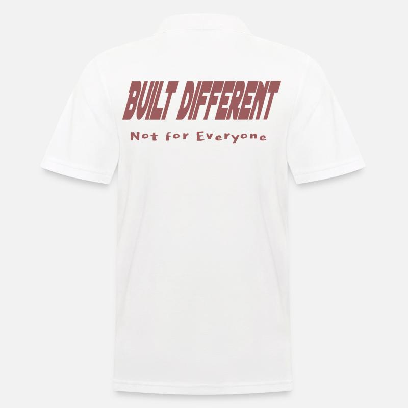 Construit différemment – pas pour tout le monde - Polo Homme - blanc