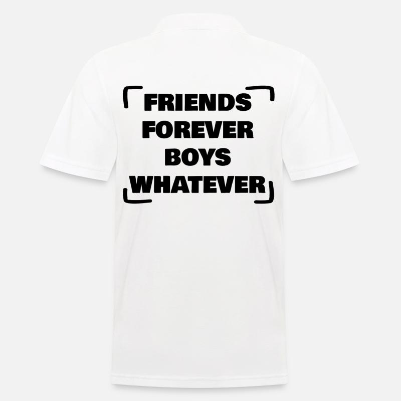 BESTE FREUNDE FREUNDESKREIS - Männer Poloshirt - Weiß