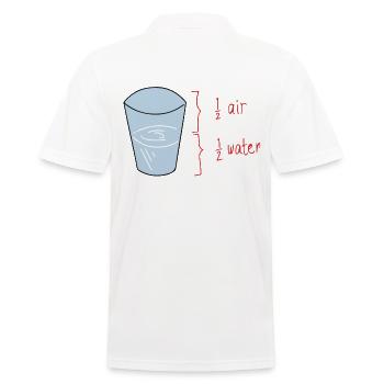 Mathematik witzig - Männer Poloshirt - Weiß - Hinten - Kai (181cm)