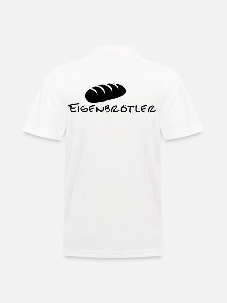 Eigenbrötler - Männer Poloshirt - Weiß