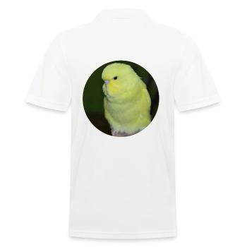 Budgies yellow budgie parakeet - Men's Polo Shirt - white - Back - Kai (181cm)