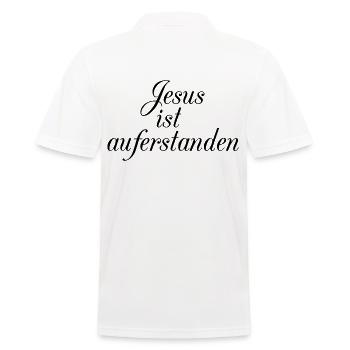 Jésus est ressuscité - Polo Homme - blanc - Dos - Kai (181cm)