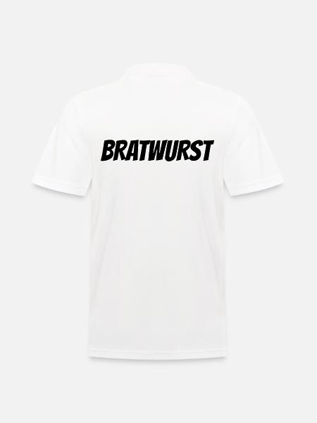 Bratwurst Bratwurst - Männer Poloshirt - Weiß