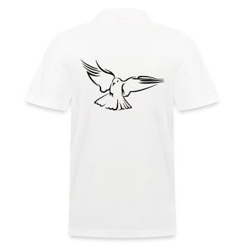 Dove - Men's Polo Shirt - white - Back - Kai (181cm)
