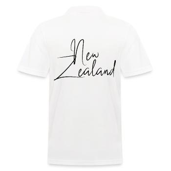 Nouvelle-Zélande - Polo Homme - blanc - Dos - Kai (181cm)