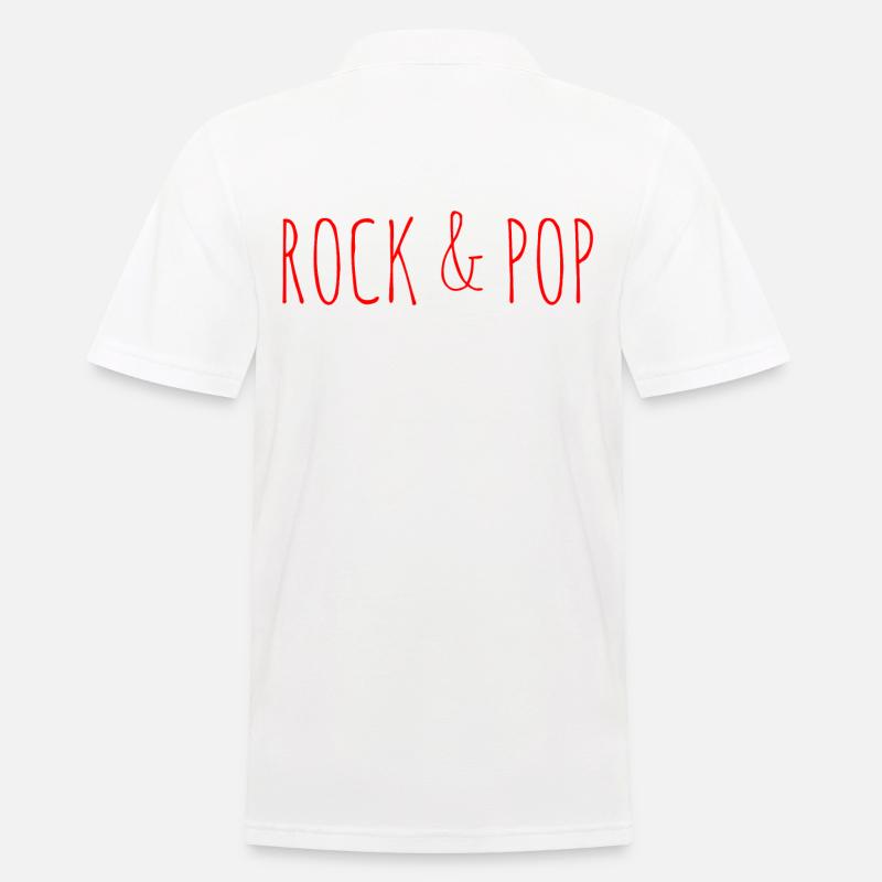 Rock & Pop - Männer Poloshirt - Weiß