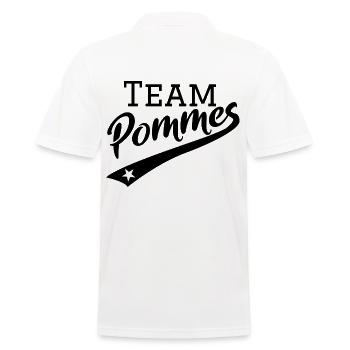 Frites | Équipe de mode de vie frites avec étoile pour les étoiles - Polo Homme - blanc - Dos - Kai (181cm)