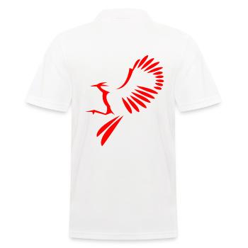 Illustration oiseau - Polo Homme - blanc - Dos - Kai (181cm)