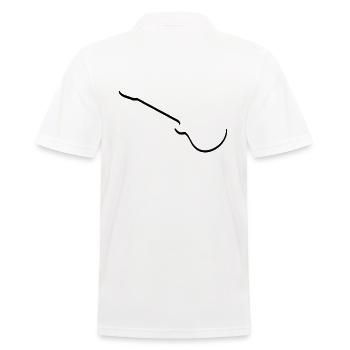 Guitare électrique - Polo Homme - blanc - Dos - Kai (181cm)