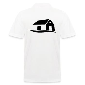 house - Men's Polo Shirt - white - Back - Kai (181cm)