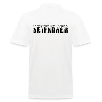 Skifahrer Wintersport - Männer Poloshirt - Weiß - Hinten - Kai (181cm)