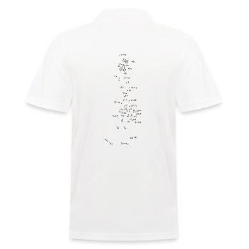 Jeu de points à relier - Girafe animal - Polo Homme - blanc - Dos - Kai (181cm)