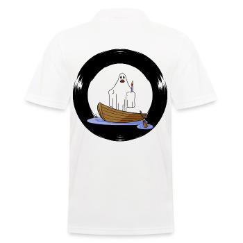 Geister Schiff Seefahrt Spuk Gespenst Halloween - Männer Poloshirt - Weiß - Hinten - Kai (181cm)