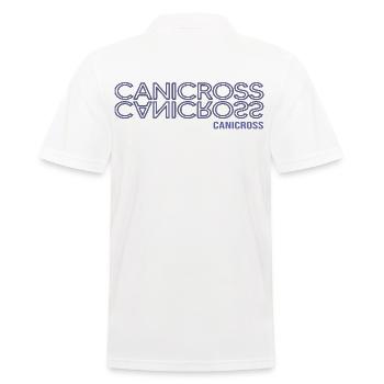 zughund canicross canicrosser zughundesport - Men's Polo Shirt - white - Back - Kai (181cm)