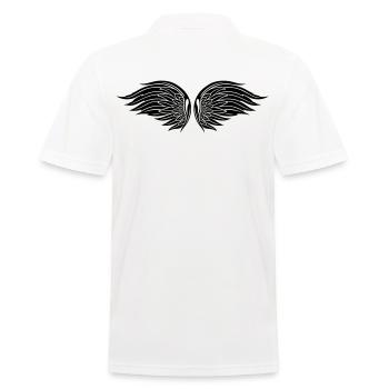 Ailes d'ange, ailes, Noël. - Polo Homme - blanc - Dos - Kai (181cm)