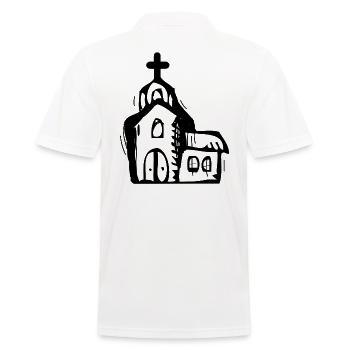 Église - Polo Homme - blanc - Dos - Kai (181cm)