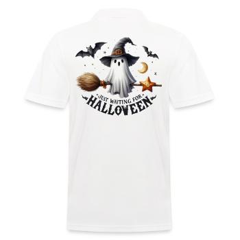 Look de partenaire d’Halloween en attente de conception d’Halloween - Polo Homme - blanc - Dos - Kai (181cm)