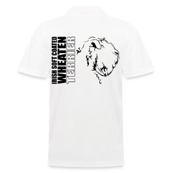 IRISH SOFT COATED WHEATEN TERRIER Profil Wilsigns - Polo Homme - blanc - Dos - Kai (181cm)