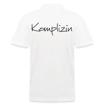 Komplizin Junggesellenabschied Freundin - Männer Poloshirt - Weiß - Hinten - Kai (181cm)