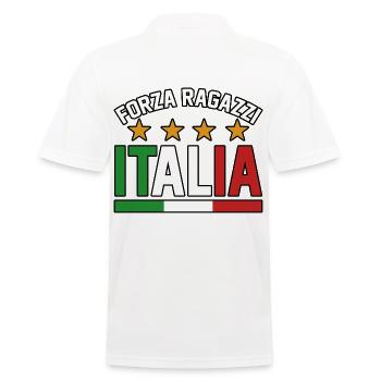 Italia Italian Italian Italy - Men's Polo Shirt - white - Back - Kai (181cm)