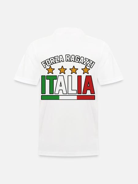 Italie Italien Italien Italie - Polo Homme - blanc