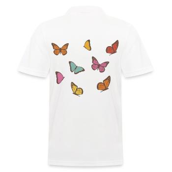Papillon - Polo Homme - blanc - Dos - Kai (181cm)