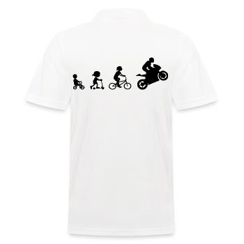 Evolution Biker Evolution Supersport 1 - Polo Homme - blanc - Dos - Kai (181cm)