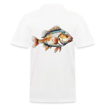 Fischfang Ästhetik Hobby Angeln und Fischen Fisch - Männer Poloshirt - Weiß - Hinten - Kai (181cm)