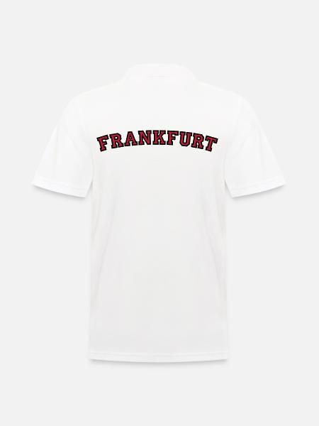 Frankfurt College Style - Men's Polo Shirt - white