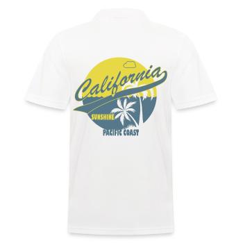 Californie - Polo Homme - blanc - Dos - Kai (181cm)