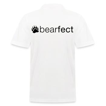 Bearfect - Männer Poloshirt - Weiß - Hinten - Kai (181cm)