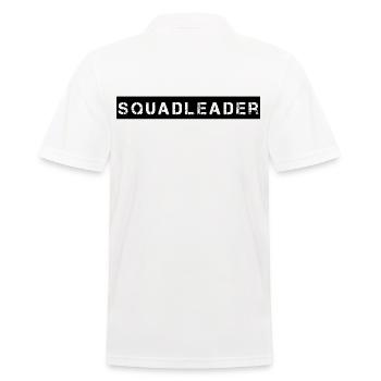 Squadleader - Men's Polo Shirt - white - Back - Kai (181cm)