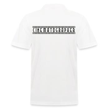 Cinematographer - Men's Polo Shirt - white - Back - Kai (181cm)