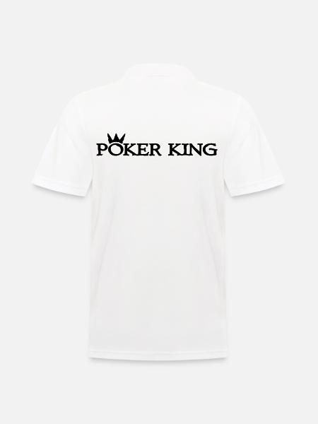poker - Männer Poloshirt - Weiß