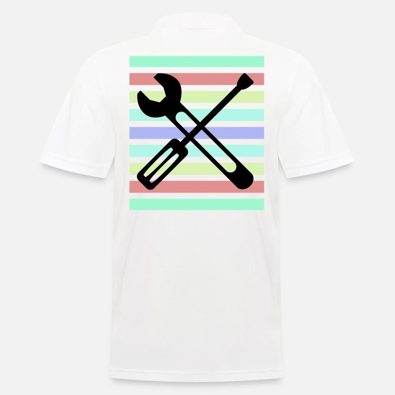 Conception d'outils Sunset - Polo Homme - blanc