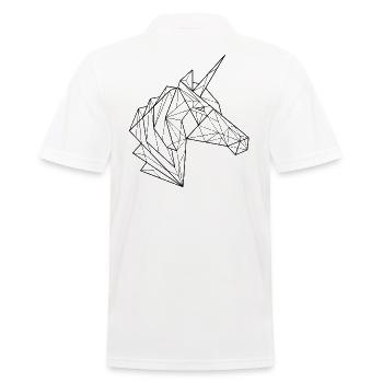 Polygon licorne - Polo Homme - blanc - Dos - Kai (181cm)