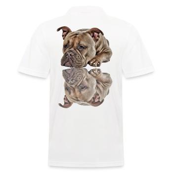 Bouledogue Vieux Bouledogue Anglais Chien Chiens - Polo Homme - blanc - Dos - Kai (181cm)