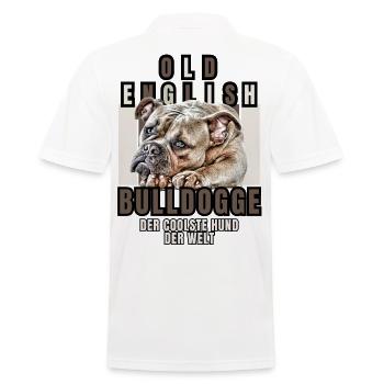 Bouledogue Vieux Bouledogue Anglais Chien Chiens - Polo Homme - blanc - Dos - Kai (181cm)