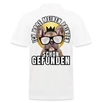 PRINCES FOUND - BULLDOG chien CHIENS - Polo Homme - blanc - Dos - Kai (181cm)